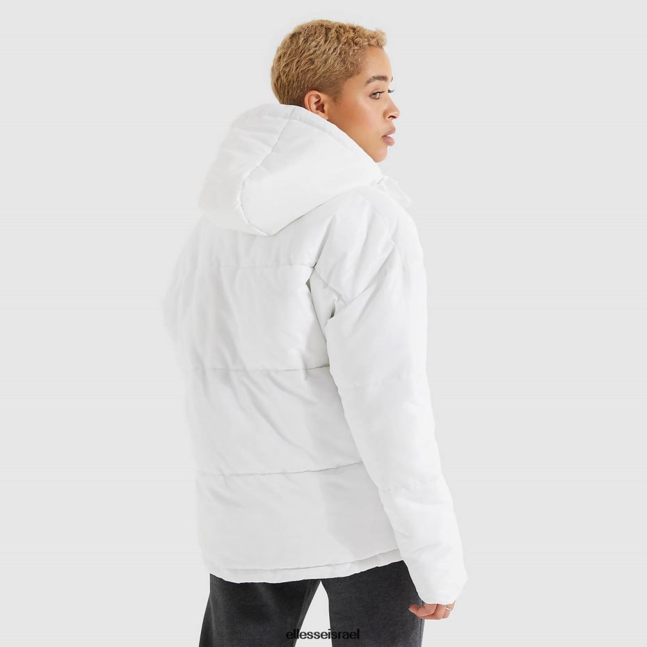 Ellesse הַלבָּשָׁה לבן נשים ז'קט מרופד פג'ו 8T0ZPV2