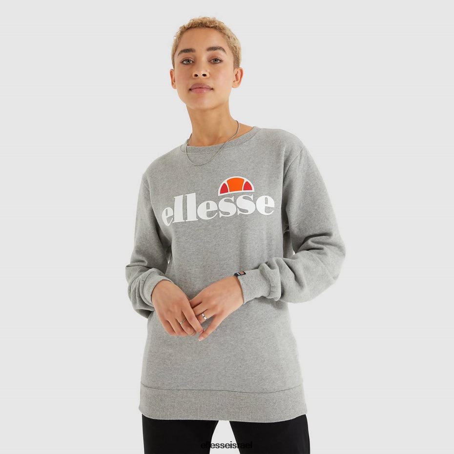 Ellesse הַלבָּשָׁה אפור נשים אגטה סווטשירט חוואר 8T0ZPV30