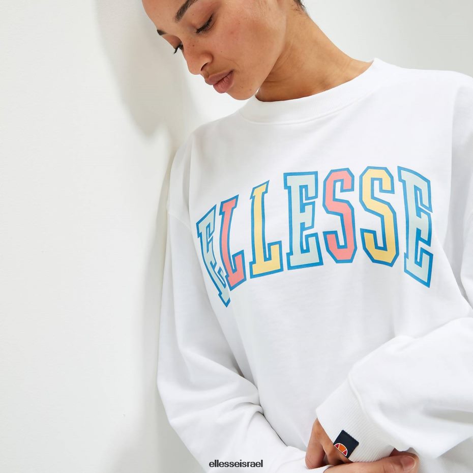 Ellesse הַלבָּשָׁה לבן לִשְׁנֵי הַמִינִים סווטשירט פרסול 8T0ZPV303
