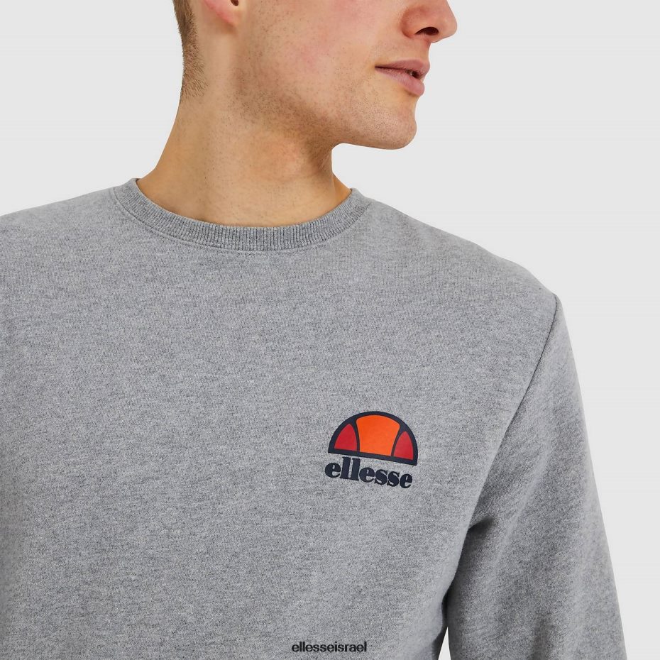Ellesse הַלבָּשָׁה חוואר אפור גברים סווטשירט דיבריה 8T0ZPV307