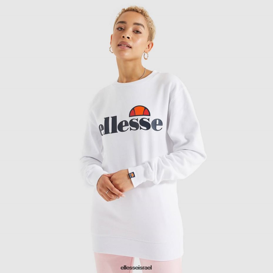 Ellesse הַלבָּשָׁה לבן נשים סווטשירט אגטה 8T0ZPV31