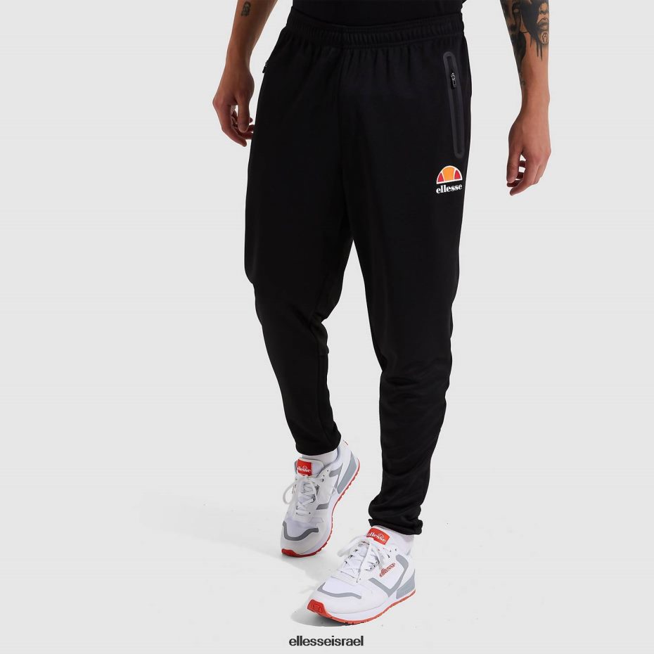 Ellesse הַלבָּשָׁה שָׁחוֹר גברים מכנסי מסלול גוידו 8T0ZPV329