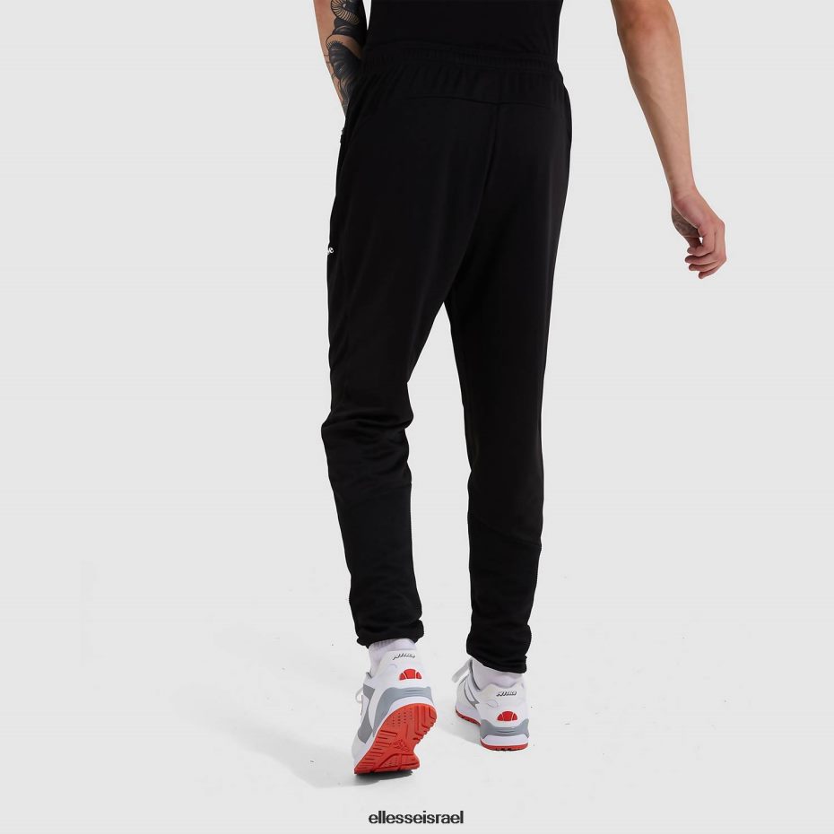 Ellesse הַלבָּשָׁה שָׁחוֹר גברים מכנסי מסלול גוידו 8T0ZPV329