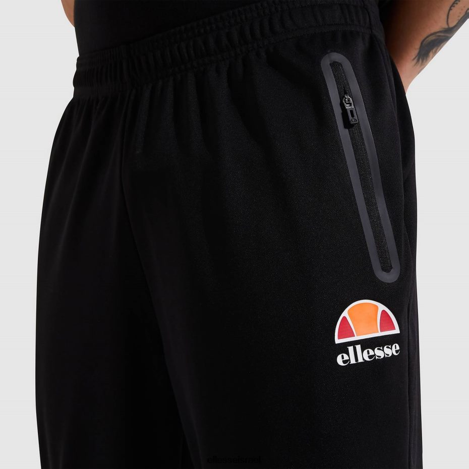 Ellesse הַלבָּשָׁה שָׁחוֹר גברים מכנסי מסלול גוידו 8T0ZPV329