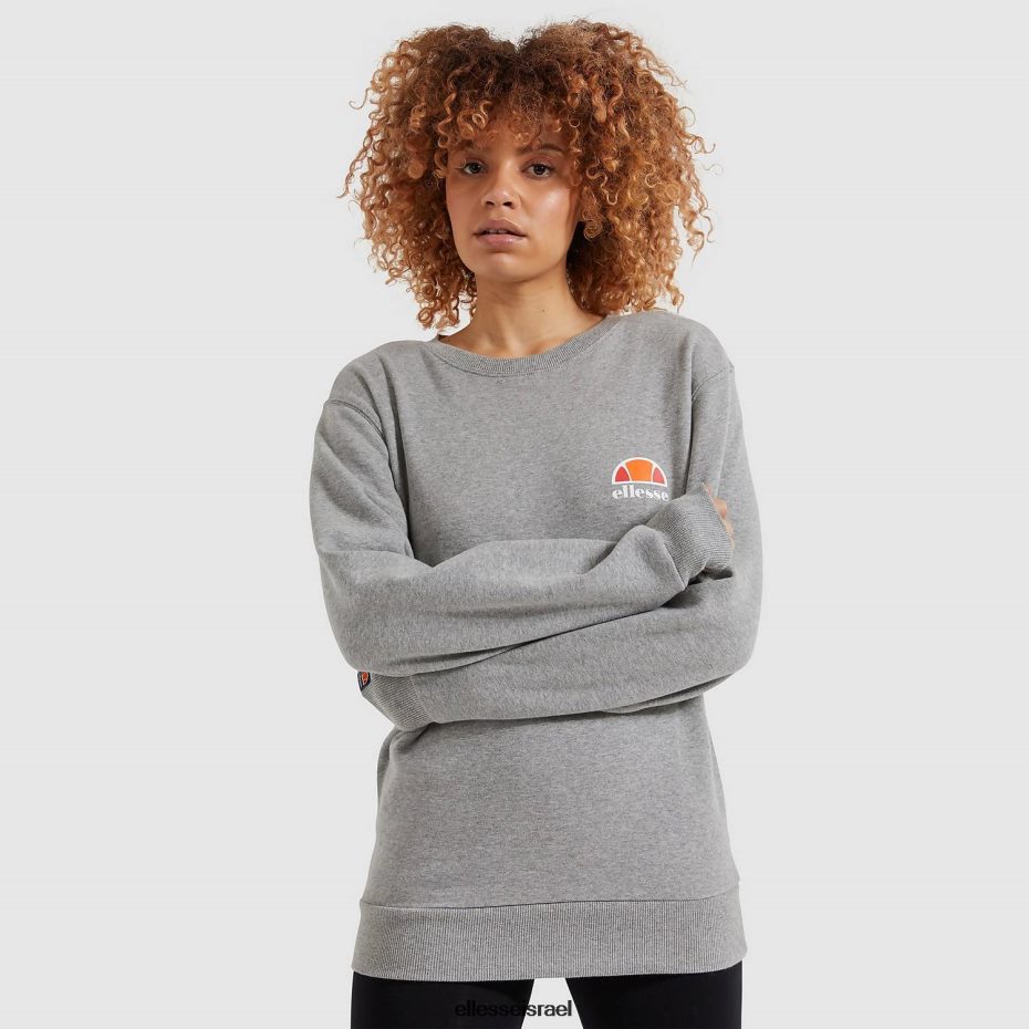Ellesse הַלבָּשָׁה חוואר אפור נשים סווטשירט של האברפורד אפור 8T0ZPV32