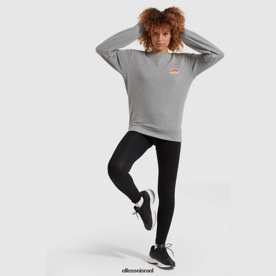 Ellesse הַלבָּשָׁה חוואר אפור נשים סווטשירט של האברפורד אפור 8T0ZPV32
