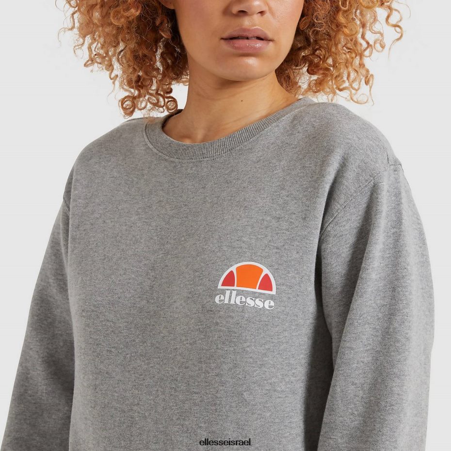 Ellesse הַלבָּשָׁה חוואר אפור נשים סווטשירט של האברפורד אפור 8T0ZPV32