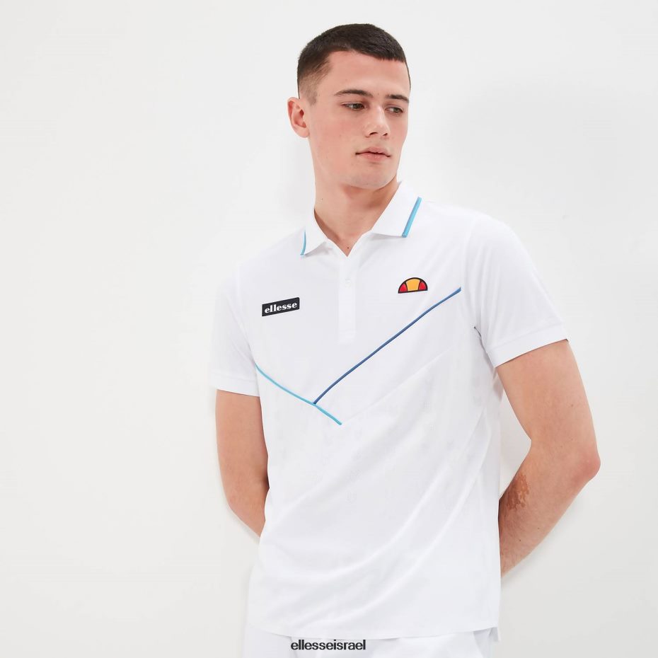Ellesse הַלבָּשָׁה לבן גברים פולו טולביאק 8T0ZPV333