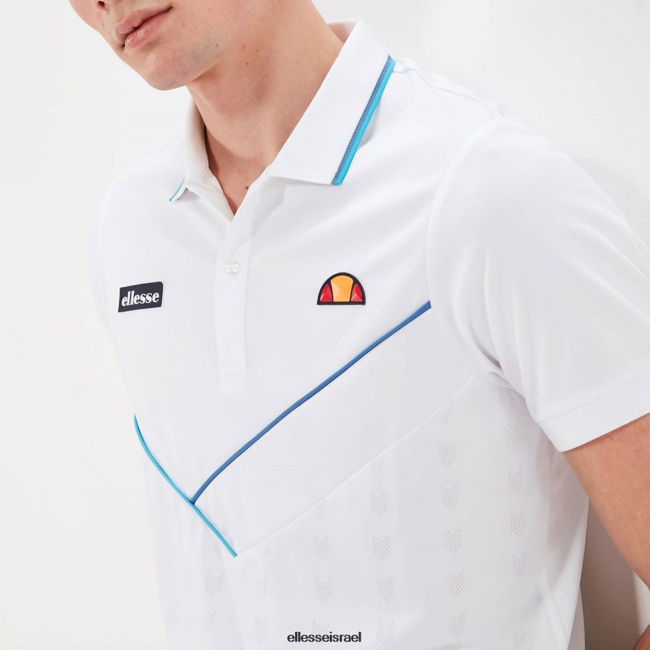 Ellesse הַלבָּשָׁה לבן גברים פולו טולביאק 8T0ZPV333
