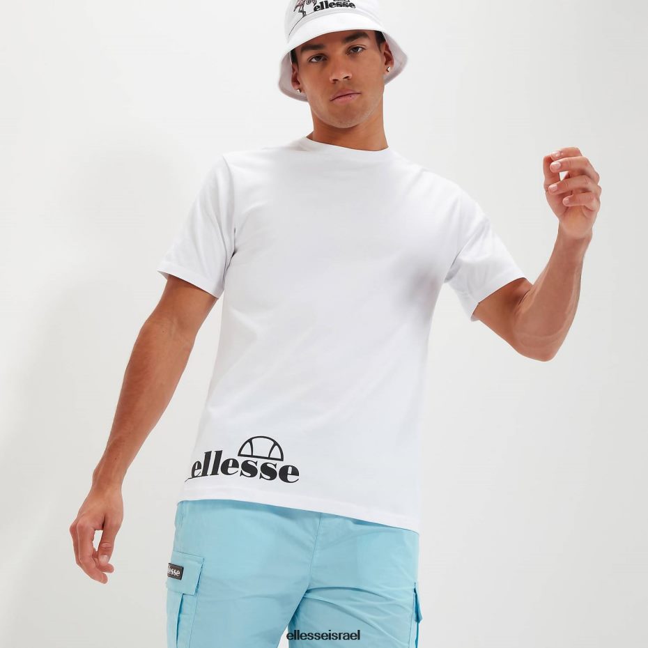 Ellesse הַלבָּשָׁה לבן גברים סרן טי 8T0ZPV334