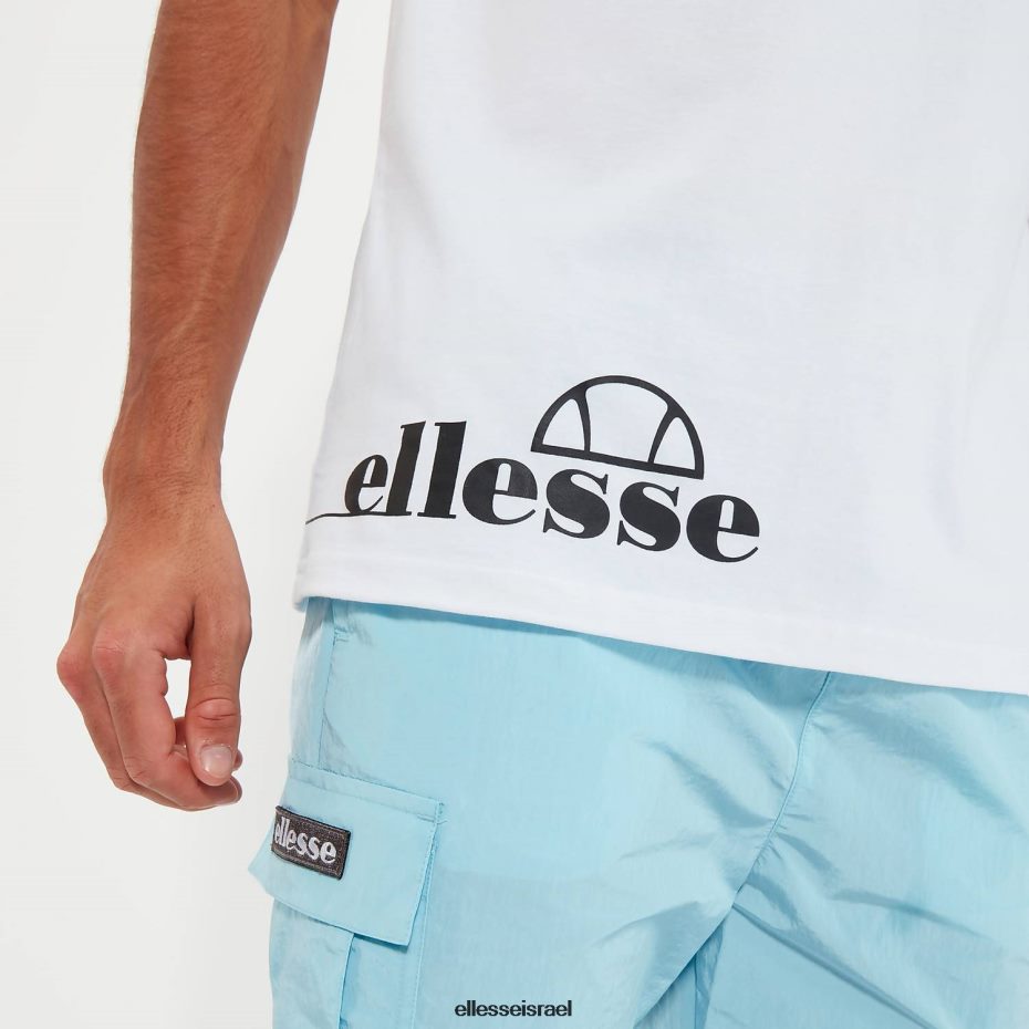 Ellesse הַלבָּשָׁה לבן גברים סרן טי 8T0ZPV334