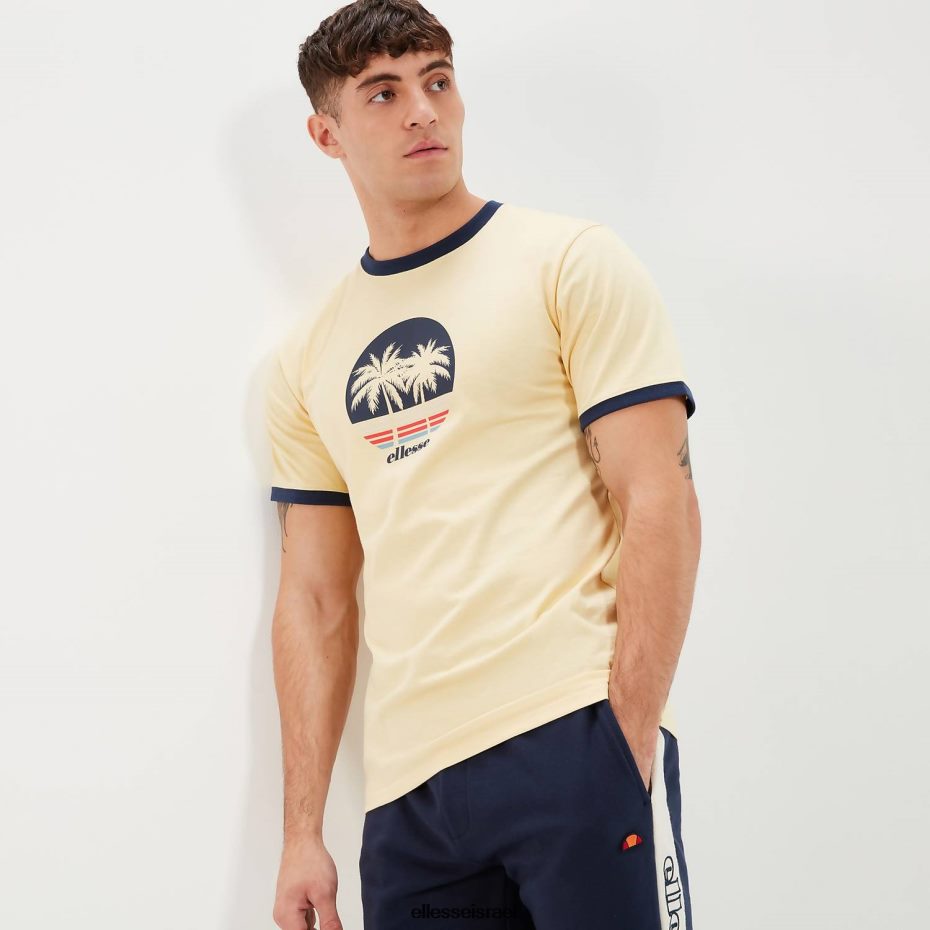 Ellesse הַלבָּשָׁה צהוב בהיר גברים טי דארה 8T0ZPV342