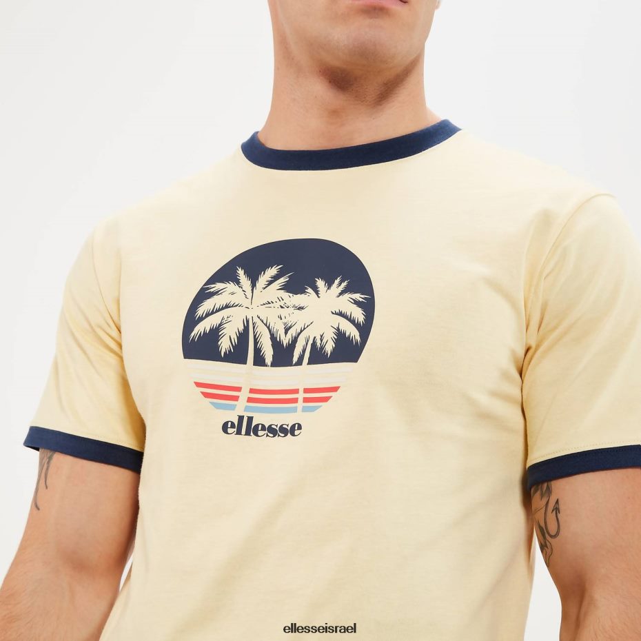 Ellesse הַלבָּשָׁה צהוב בהיר גברים טי דארה 8T0ZPV342