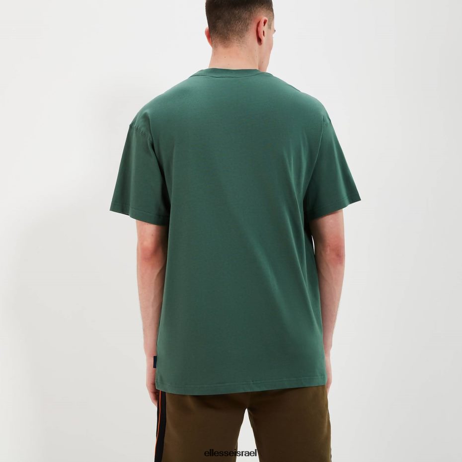 Ellesse הַלבָּשָׁה ירוק כהה גברים טי איסטס 8T0ZPV347