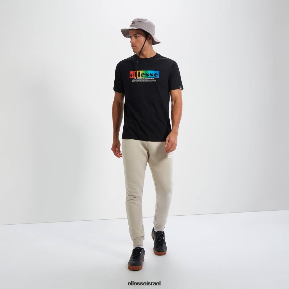 Ellesse הַלבָּשָׁה שָׁחוֹר גברים טי אלגריו 8T0ZPV358