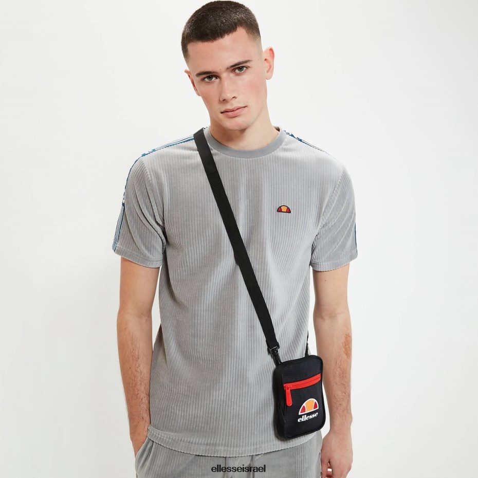 Ellesse הַלבָּשָׁה אפור גברים טי מדורי 8T0ZPV362