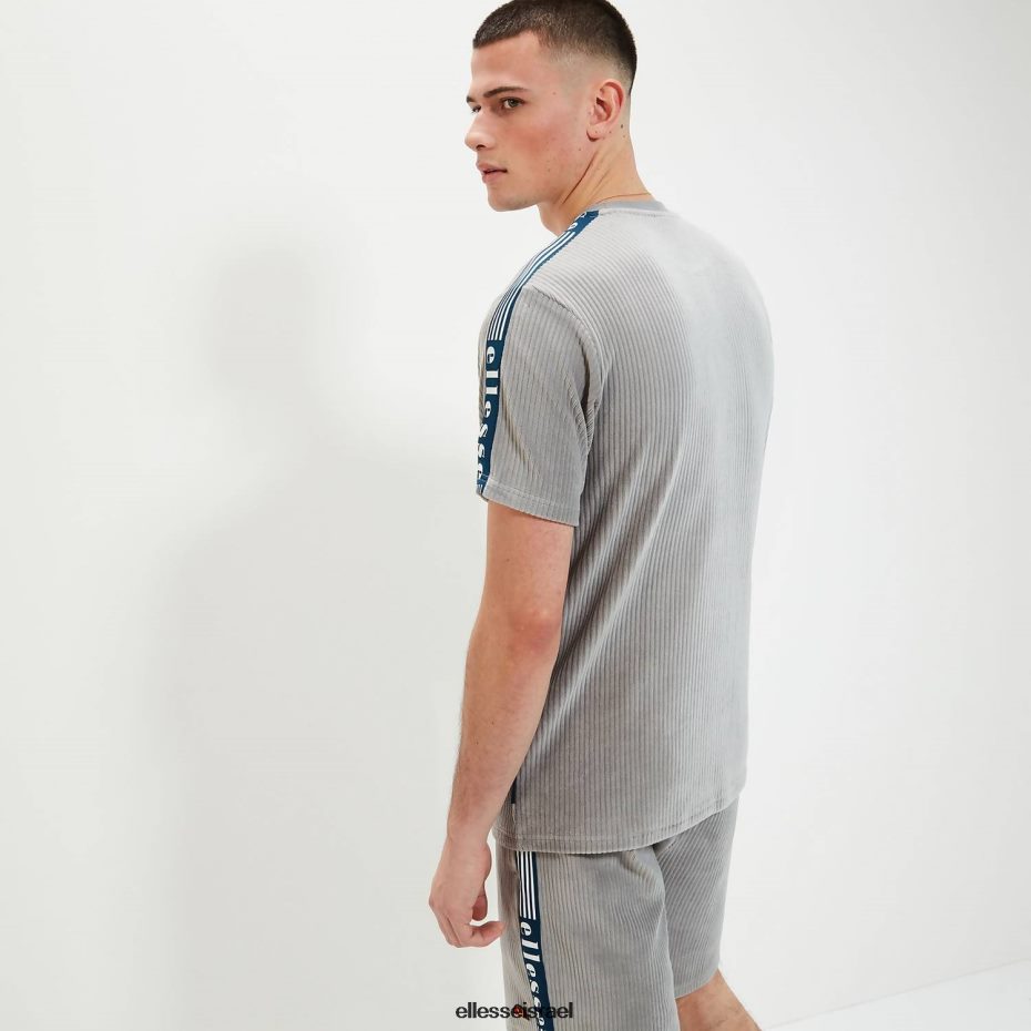Ellesse הַלבָּשָׁה אפור גברים טי מדורי 8T0ZPV362