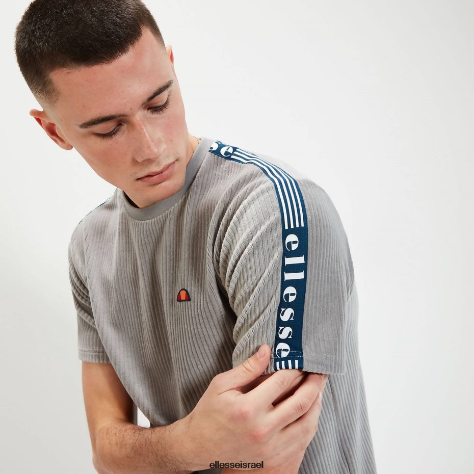 Ellesse הַלבָּשָׁה אפור גברים טי מדורי 8T0ZPV362