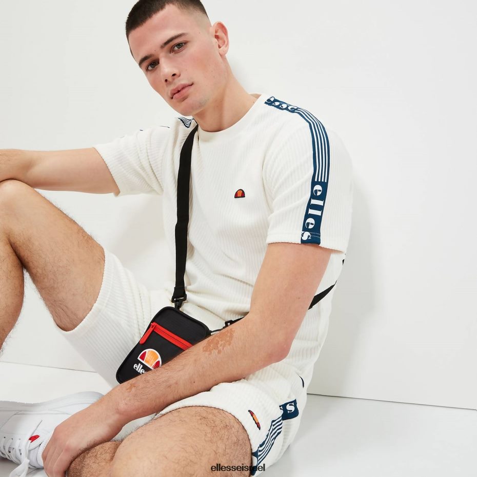 Ellesse הַלבָּשָׁה צבע קרם גברים טי מדורי 8T0ZPV363