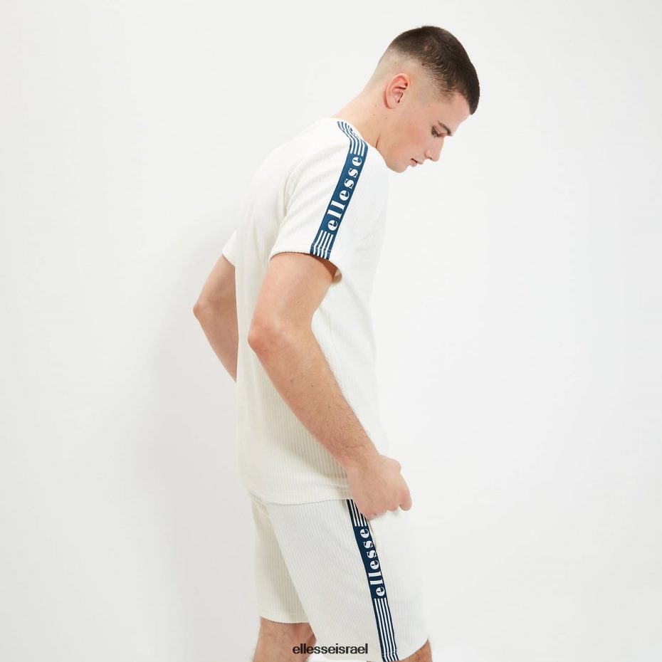 Ellesse הַלבָּשָׁה צבע קרם גברים טי מדורי 8T0ZPV363