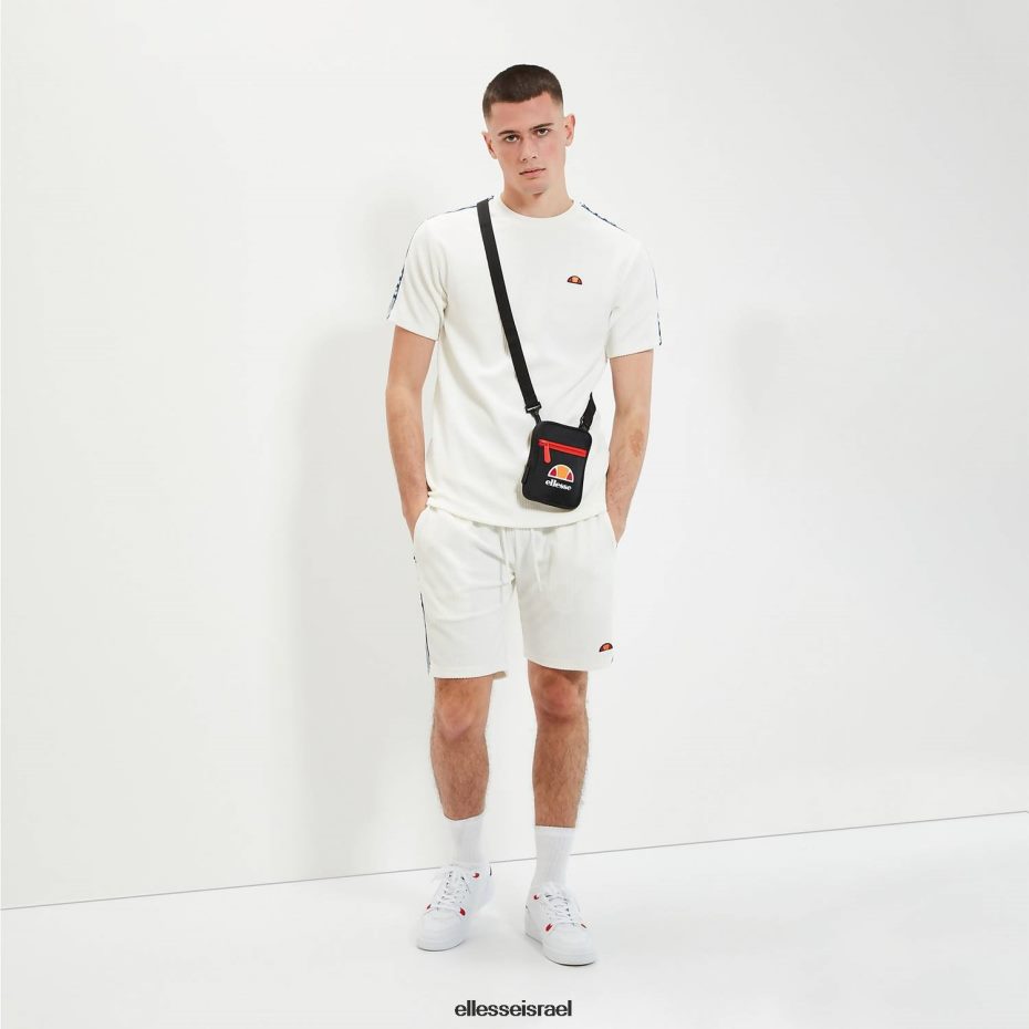 Ellesse הַלבָּשָׁה צבע קרם גברים טי מדורי 8T0ZPV363