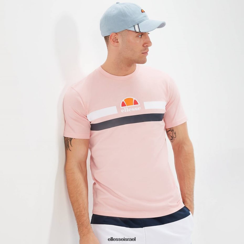 Ellesse הַלבָּשָׁה ורוד בהיר גברים טי אפרל 8T0ZPV370