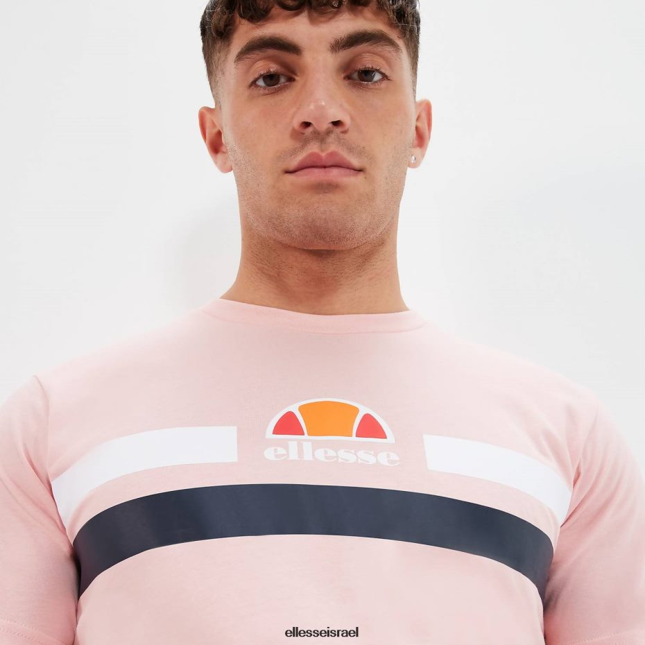 Ellesse הַלבָּשָׁה ורוד בהיר גברים טי אפרל 8T0ZPV370