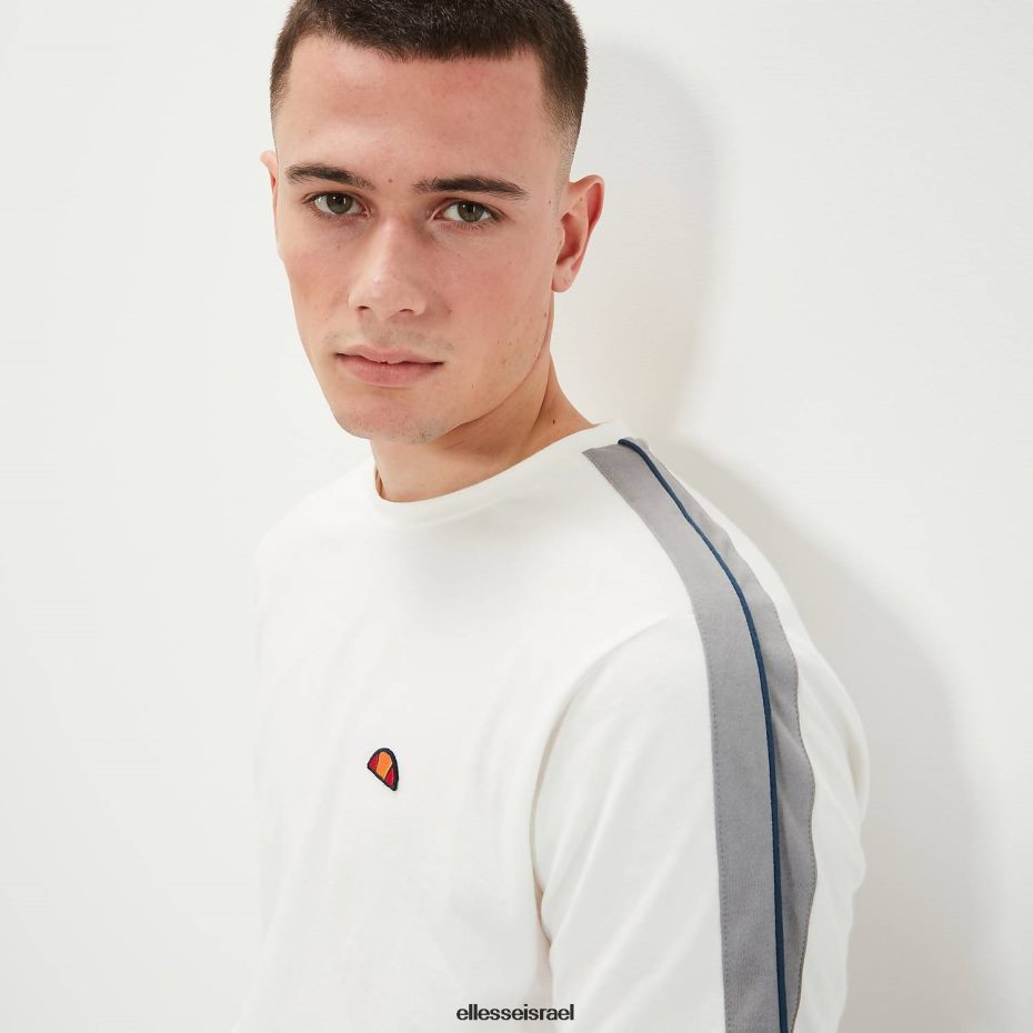 Ellesse הַלבָּשָׁה צבע קרם גברים טי קפורסו 8T0ZPV379