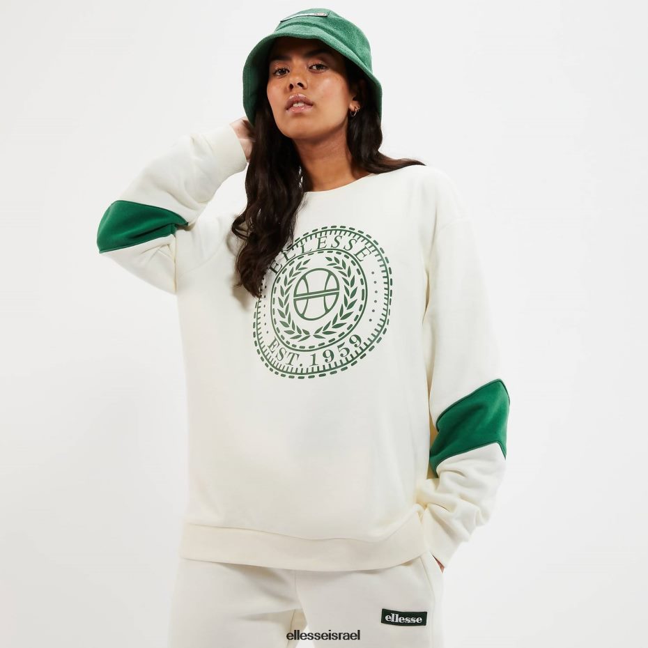 Ellesse הַלבָּשָׁה צבע קרם נשים סווטשירט של סוונסי 8T0ZPV38
