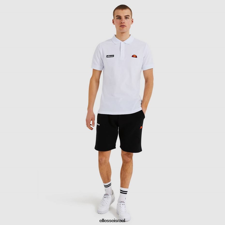 Ellesse הַלבָּשָׁה לבן גברים חולצת פולו של מונטורה 8T0ZPV382