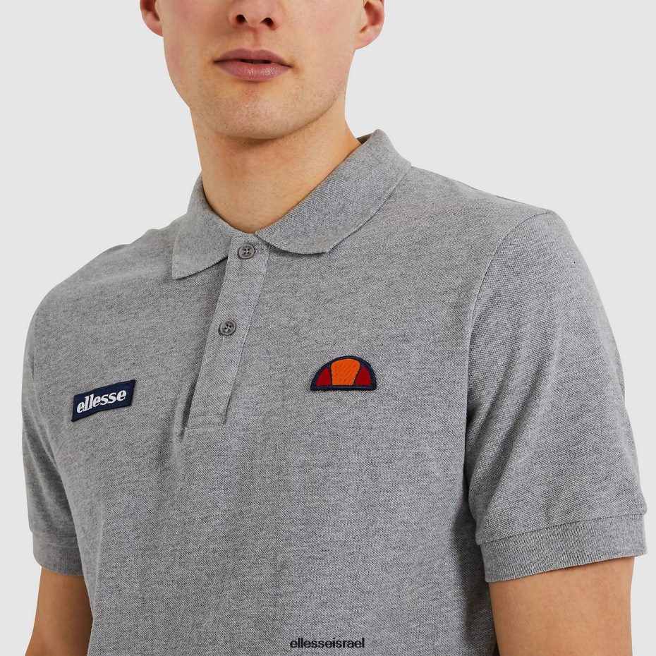 Ellesse הַלבָּשָׁה חוואר אפור גברים חולצת פולו של מונטורה 8T0ZPV383