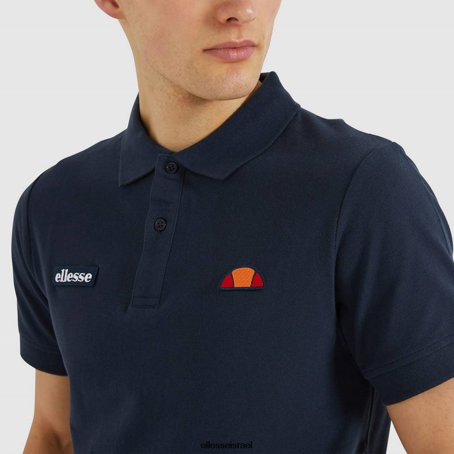 Ellesse הַלבָּשָׁה חיל הים גברים חולצת פולו של מונטורה 8T0ZPV384