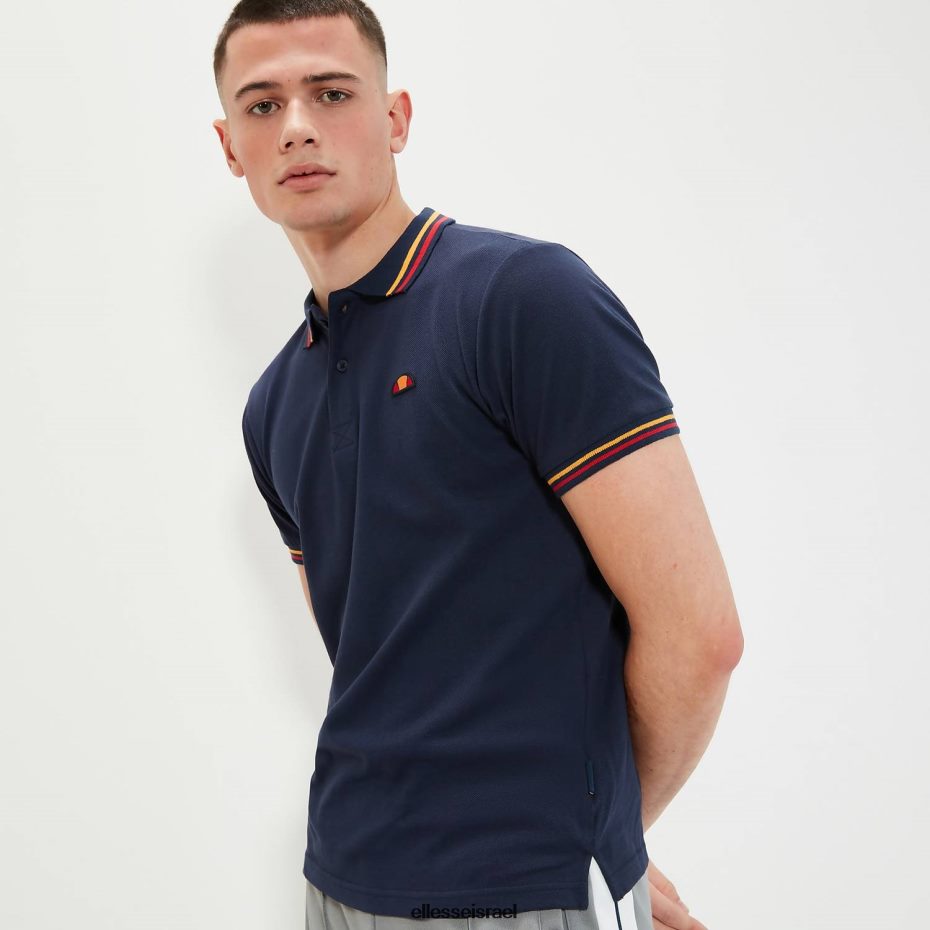 Ellesse הַלבָּשָׁה חיל הים גברים חולצת פולו רוקס 8T0ZPV387
