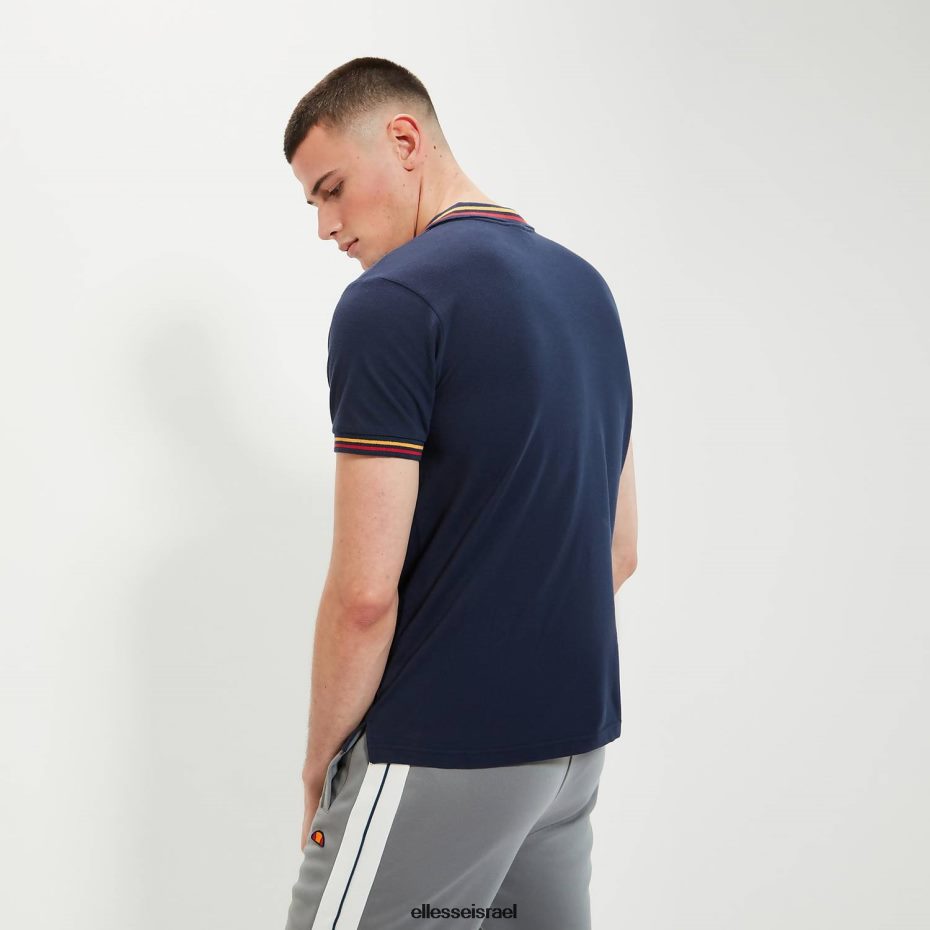 Ellesse הַלבָּשָׁה חיל הים גברים חולצת פולו רוקס 8T0ZPV387