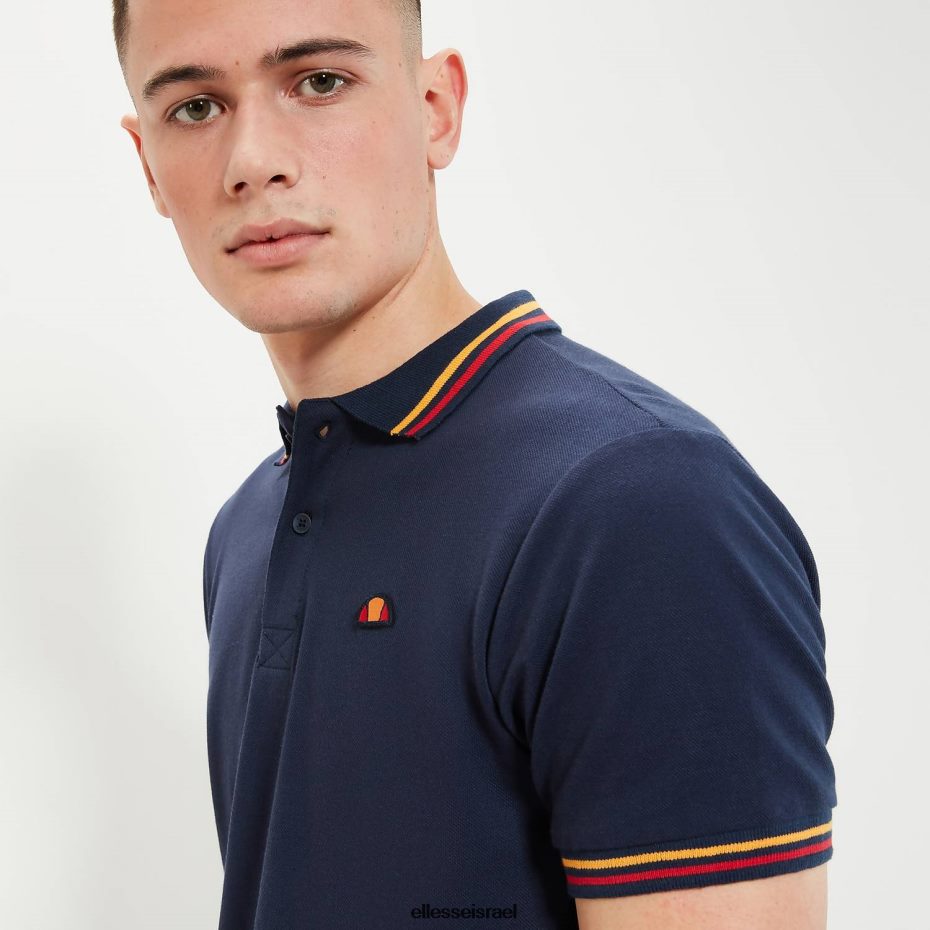Ellesse הַלבָּשָׁה חיל הים גברים חולצת פולו רוקס 8T0ZPV387