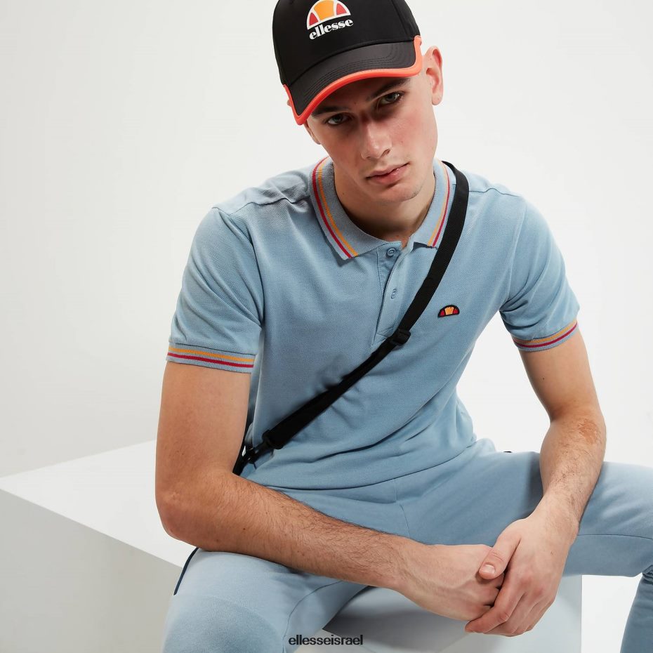 Ellesse הַלבָּשָׁה כחול בהיר גברים חולצת פולו רוקס 8T0ZPV388