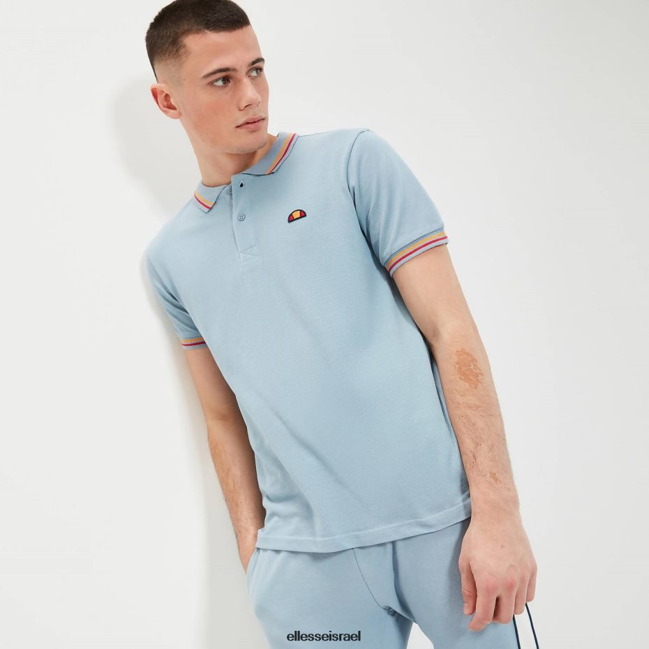 Ellesse הַלבָּשָׁה כחול בהיר גברים חולצת פולו רוקס 8T0ZPV388
