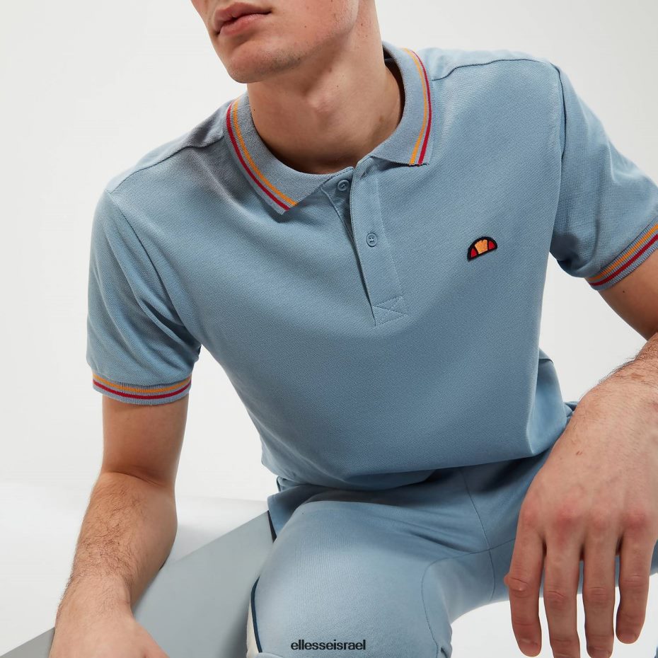 Ellesse הַלבָּשָׁה כחול בהיר גברים חולצת פולו רוקס 8T0ZPV388