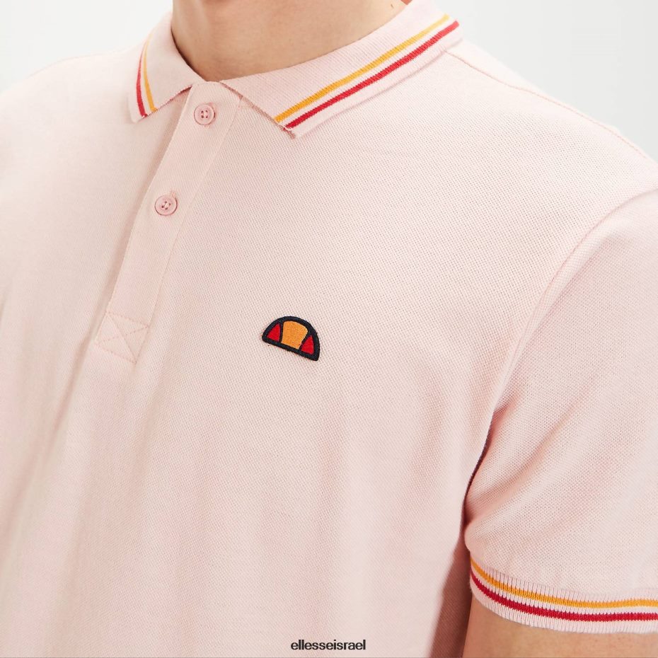 Ellesse הַלבָּשָׁה וָרוֹד גברים חולצת פולו רוקס 8T0ZPV389
