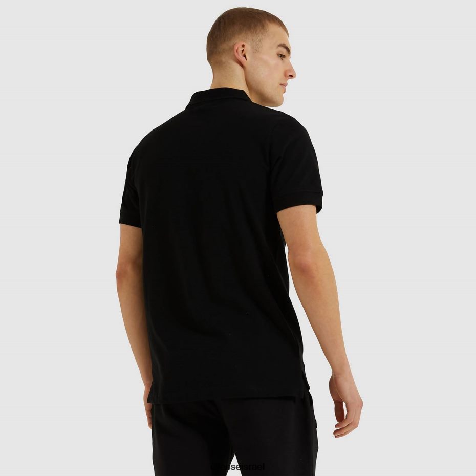 Ellesse הַלבָּשָׁה שָׁחוֹר גברים חולצת פולו של מונטורה 8T0ZPV391