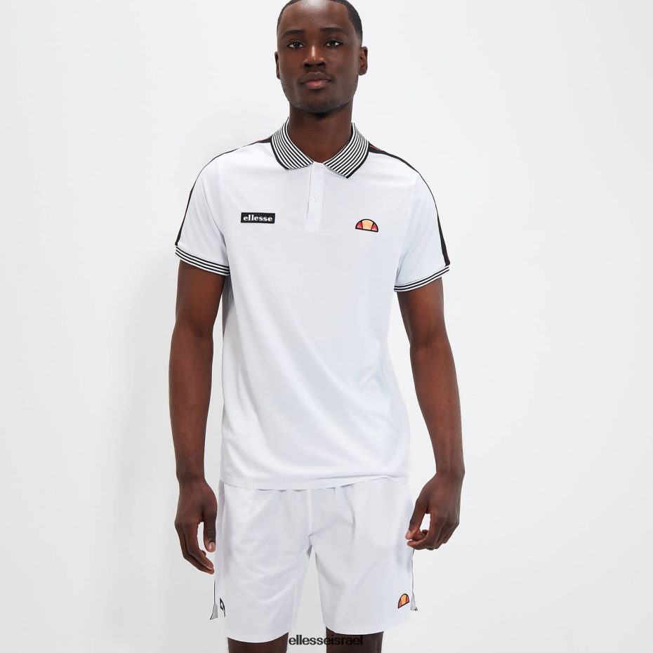 Ellesse הַלבָּשָׁה לבן גברים פולו ברמה 8T0ZPV399
