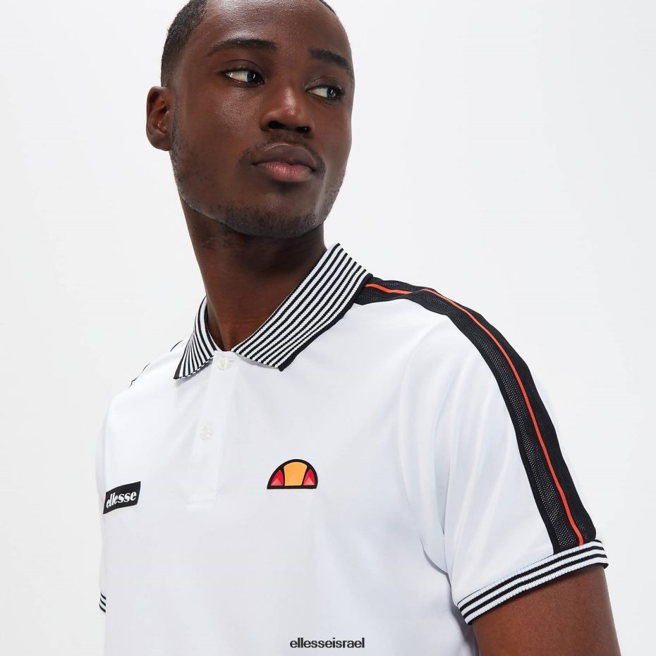 Ellesse הַלבָּשָׁה לבן גברים פולו ברמה 8T0ZPV399