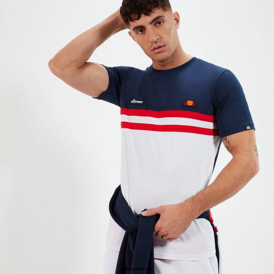 Ellesse הַלבָּשָׁה חיל הים/אדום/לבן גברים טי וונייר 8T0ZPV401