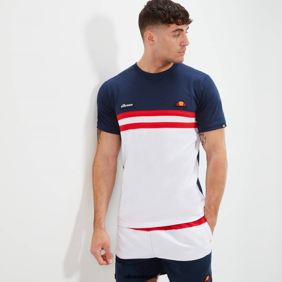 Ellesse הַלבָּשָׁה חיל הים/אדום/לבן גברים טי וונייר 8T0ZPV401