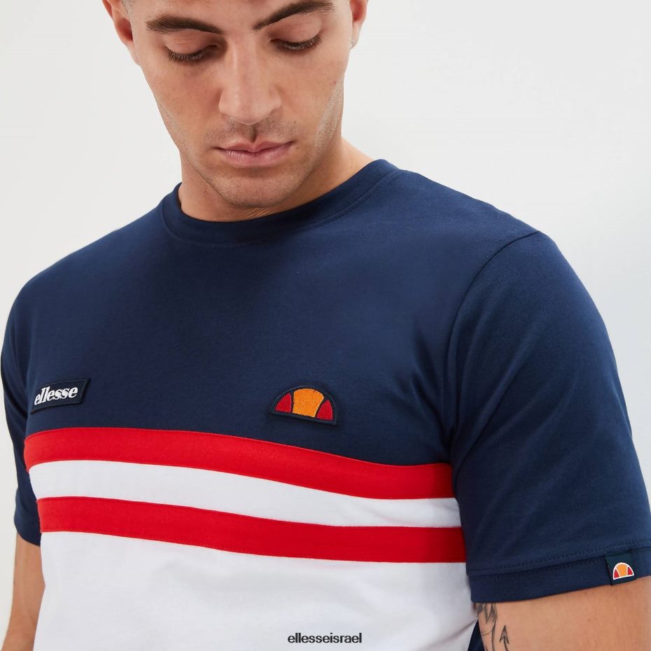 Ellesse הַלבָּשָׁה חיל הים/אדום/לבן גברים טי וונייר 8T0ZPV401