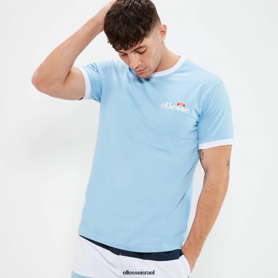 Ellesse הַלבָּשָׁה כחול בהיר גברים טי מדונו 8T0ZPV402