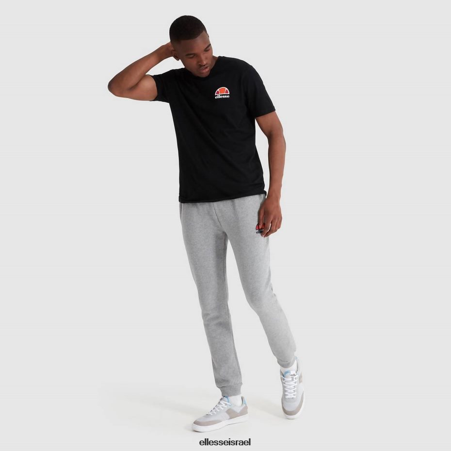 Ellesse הַלבָּשָׁה שָׁחוֹר גברים חולצת טריקו של קנלטו 8T0ZPV409
