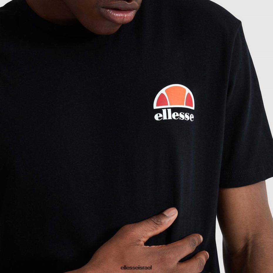 Ellesse הַלבָּשָׁה שָׁחוֹר גברים חולצת טריקו של קנלטו 8T0ZPV409
