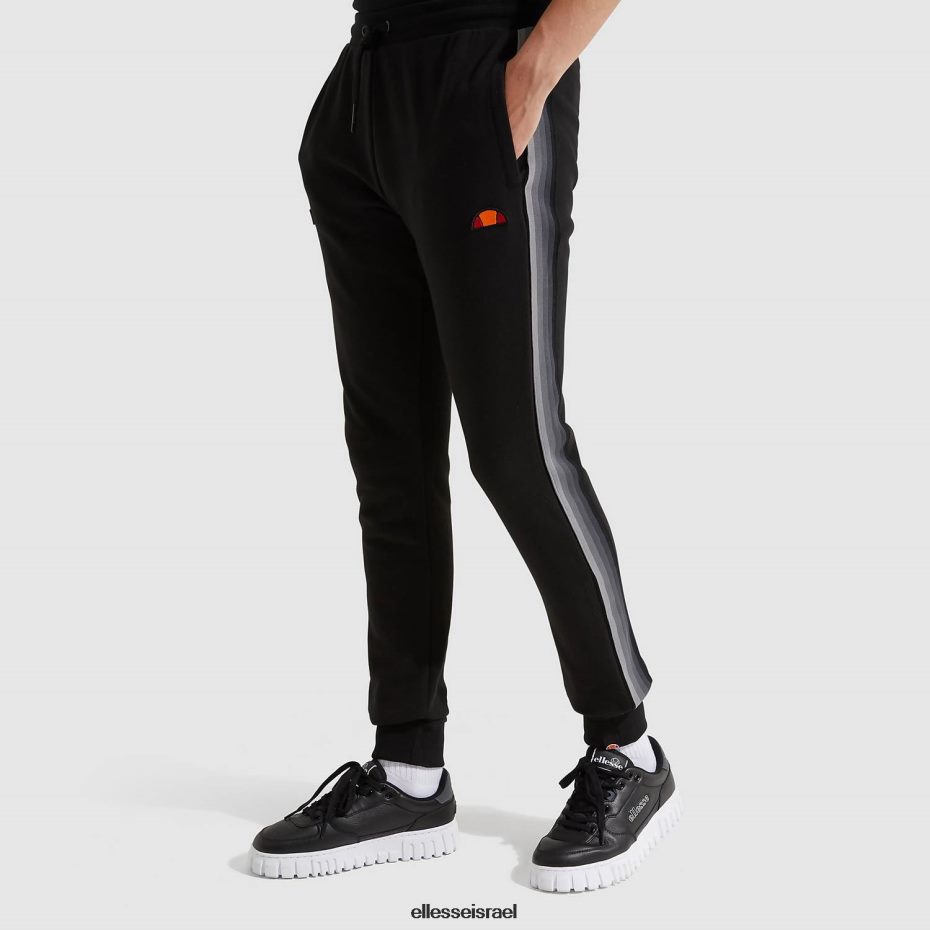 Ellesse הַלבָּשָׁה שָׁחוֹר גברים מכנסי ריצה של איילו 8T0ZPV415