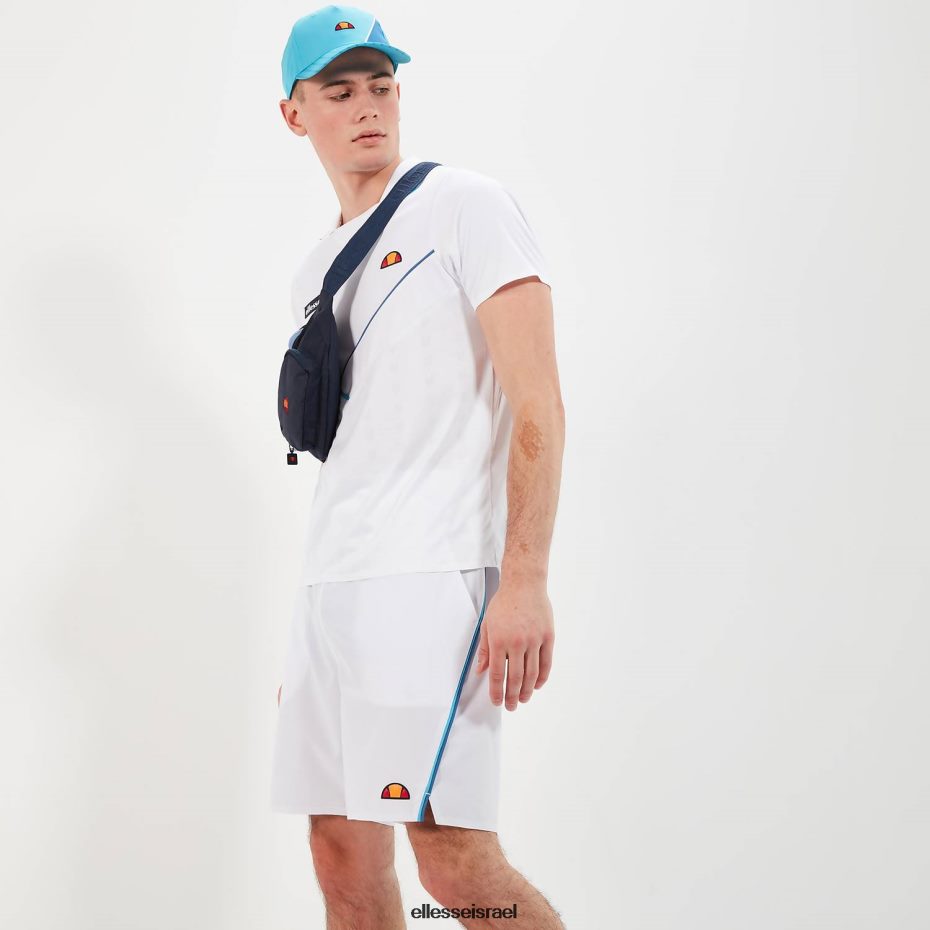 Ellesse הַלבָּשָׁה לבן גברים ברסי קצר 8T0ZPV417